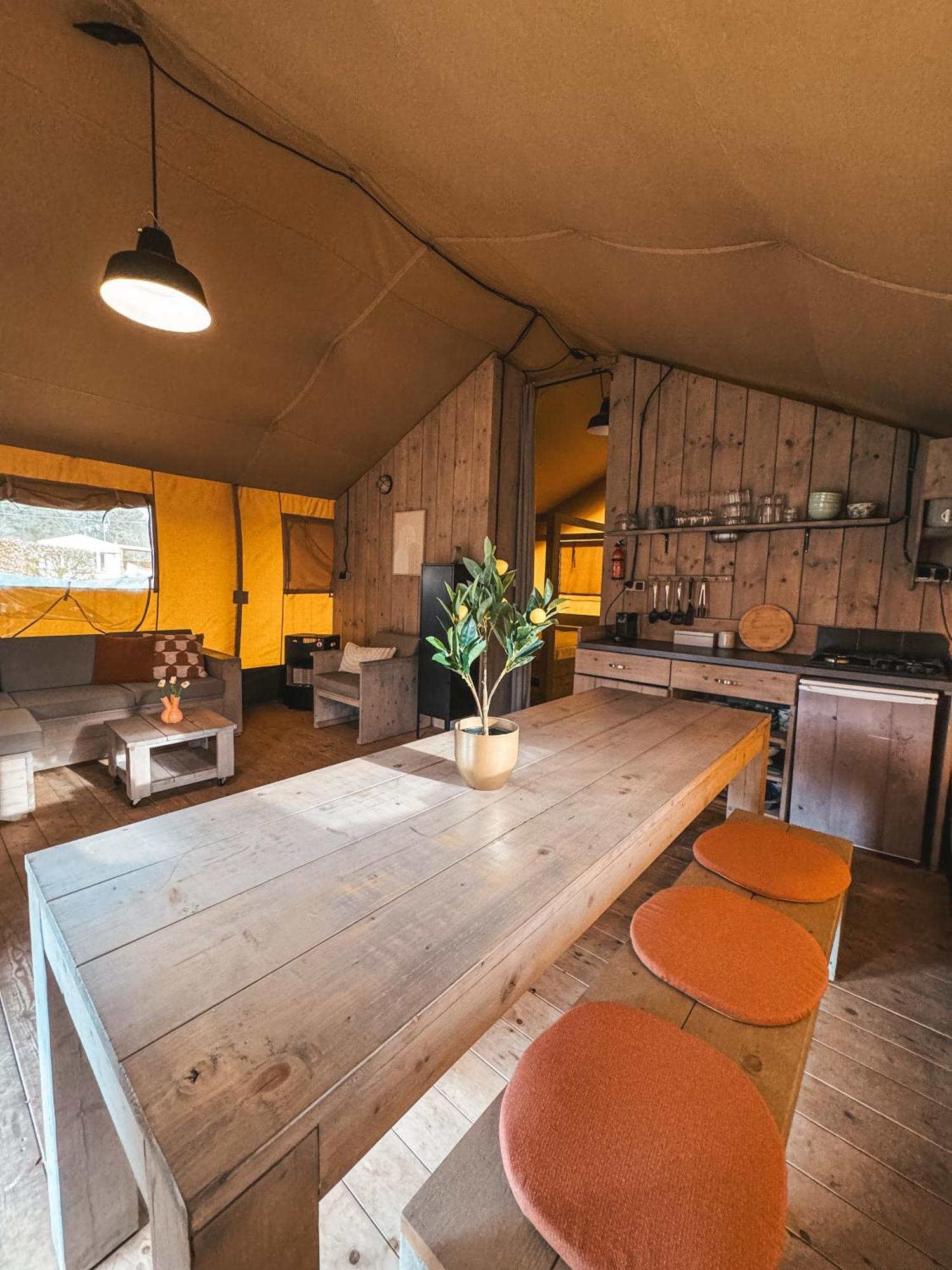 Glamping Holten Luxe Safaritent 2 エクステリア 写真